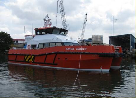 Equipements Défenses de Vedettes Ocean 3 - Wind Farm Support Vessel Njord Avocet