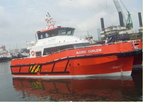 Equipements Défenses de Vedettes Ocean 3 - Wind Farm Support Vessel Njord Curlew