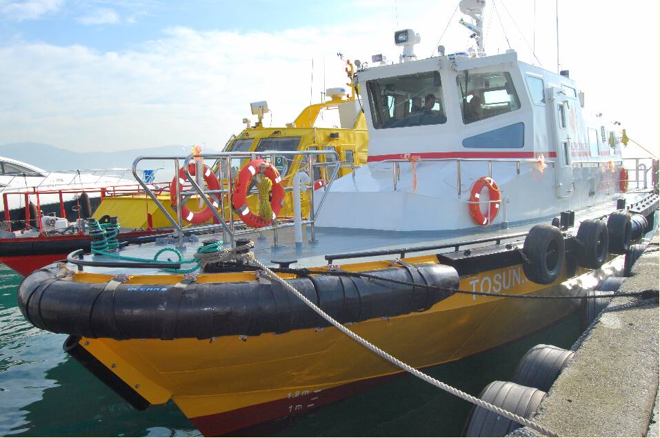 Equipements Défenses de Vedettes Ocean 3 - Patrouilleur Tosun Service de Santé Turc