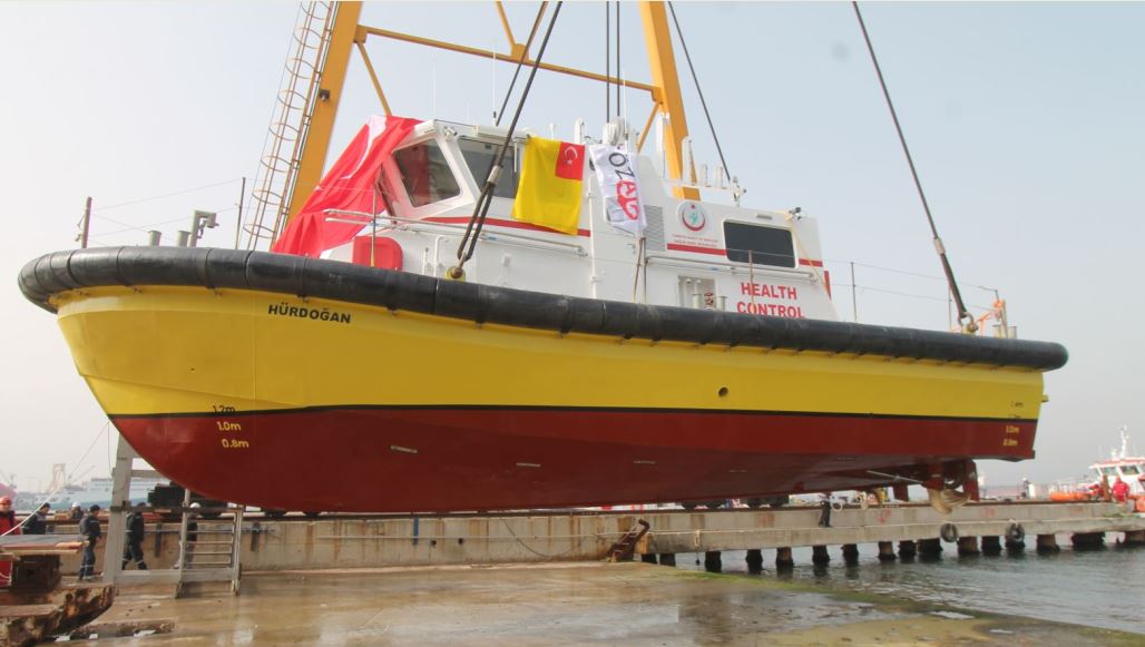 Défenses de Vedettes Ocean 3 - Patrouilleur Sanitaire Turc Hürdogan 