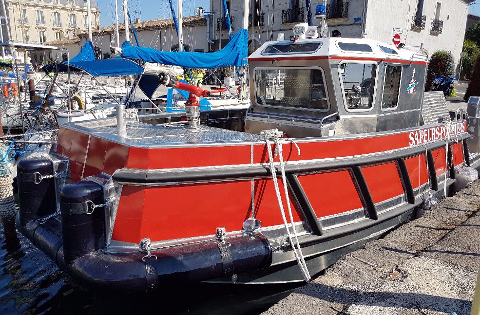 Equipement Défenses de Vedettes Ocean 3 - Sapeur-Pompiers de Paris - Chantier Littoral