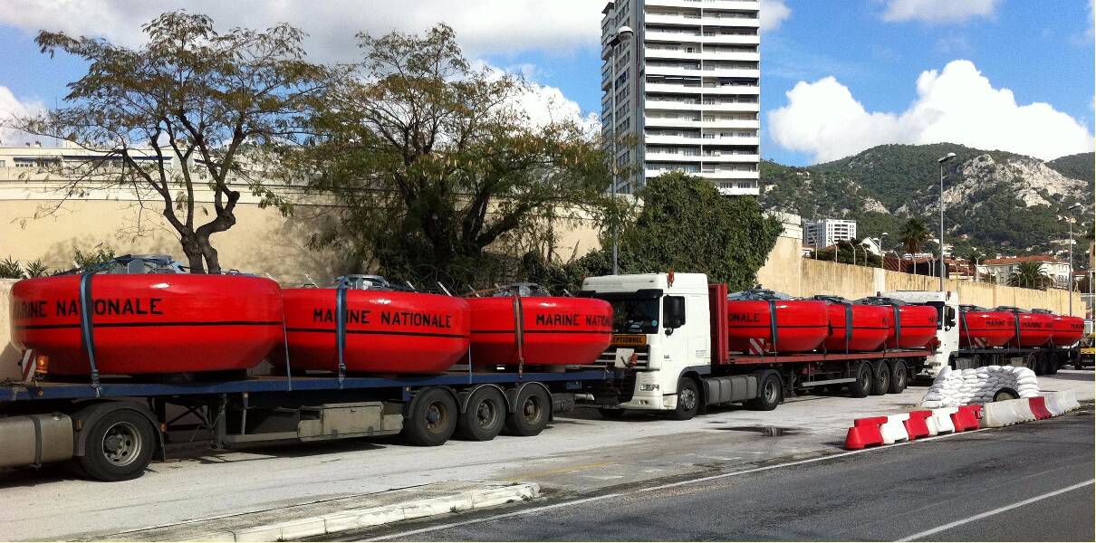 Coffres d'amarrage Ocvean 3 - Coffres Grands Bâtiments Base Navale Toulon