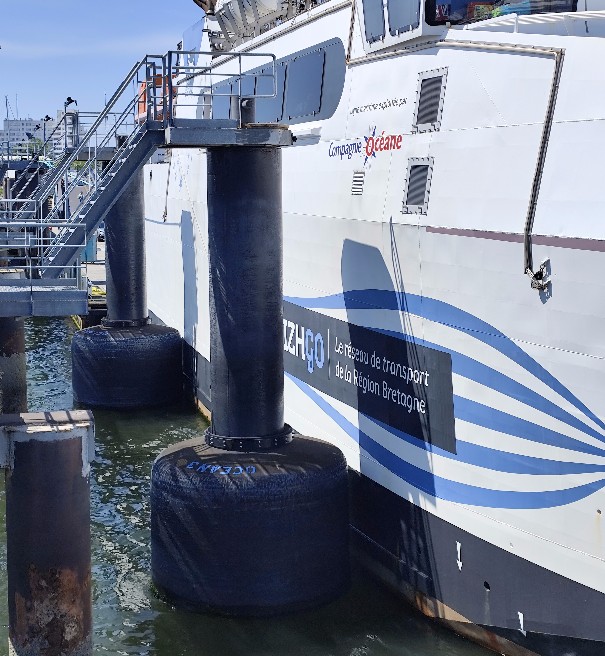 Ocean 3 Donut Fenders - 2 Donut Fenders for Lorient Harbour